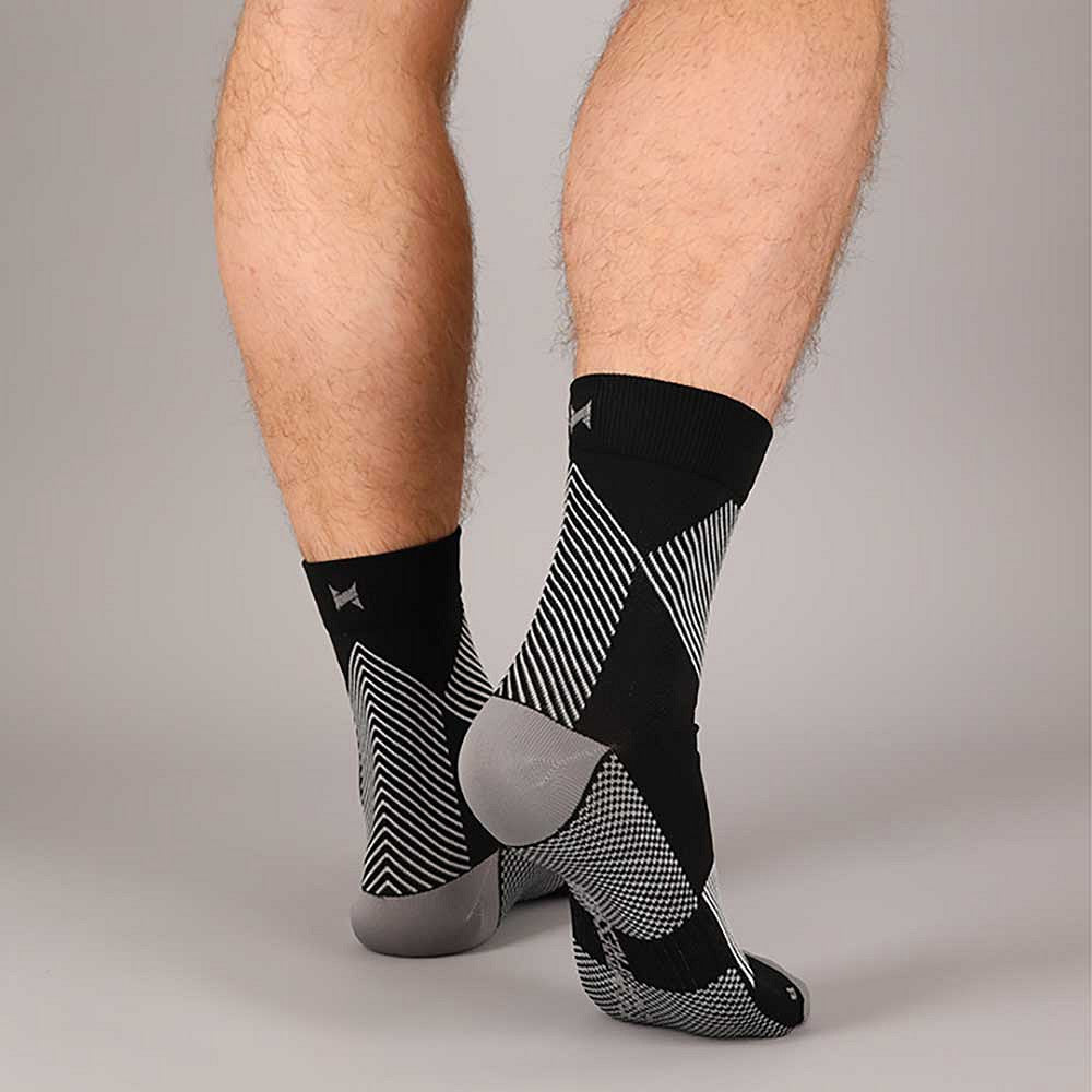Xtreme sportovní kompresní čtvrtkové ponožky, 3 páry, černé