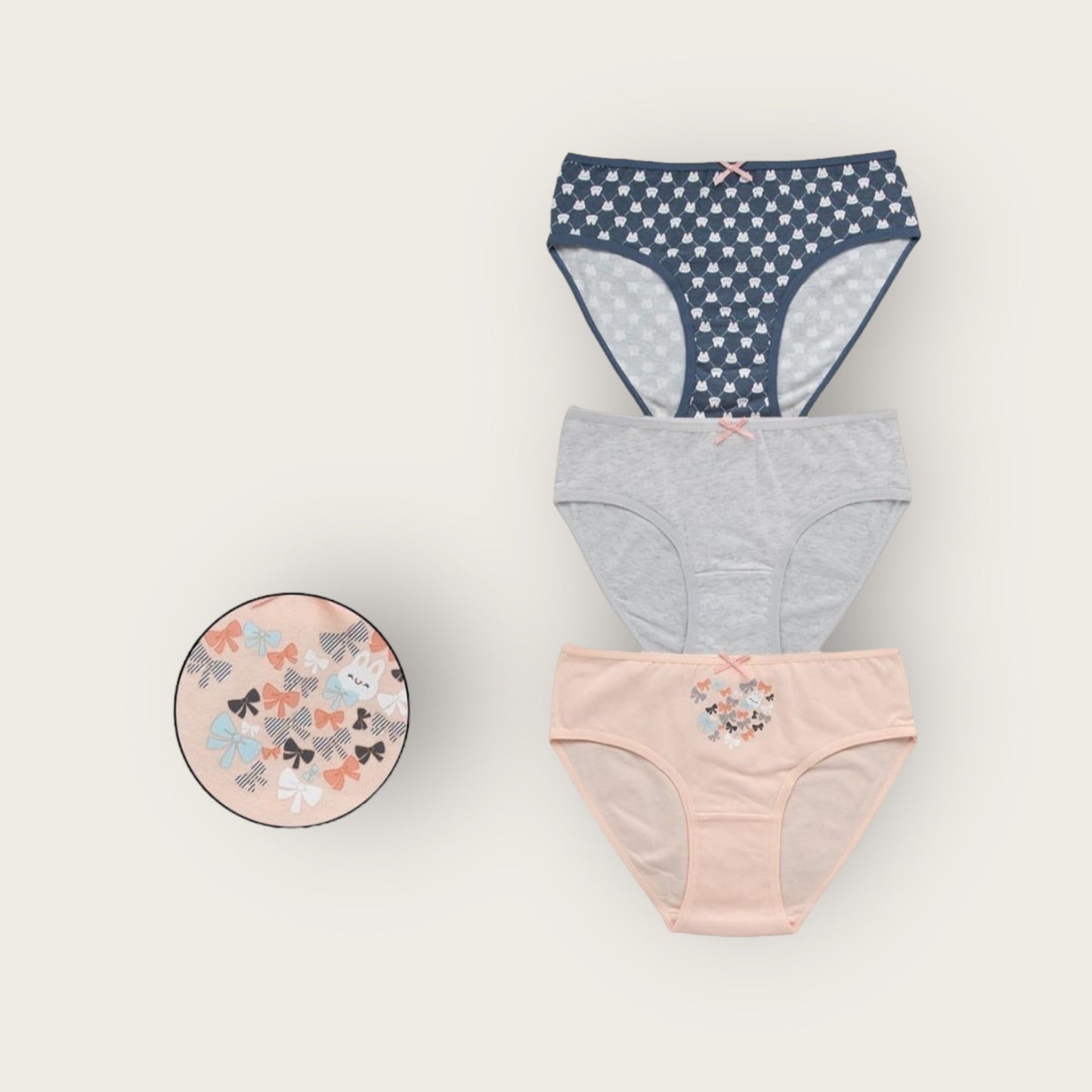 Dívčí kalhotky Tress, 3691 mašliček a zajíčků