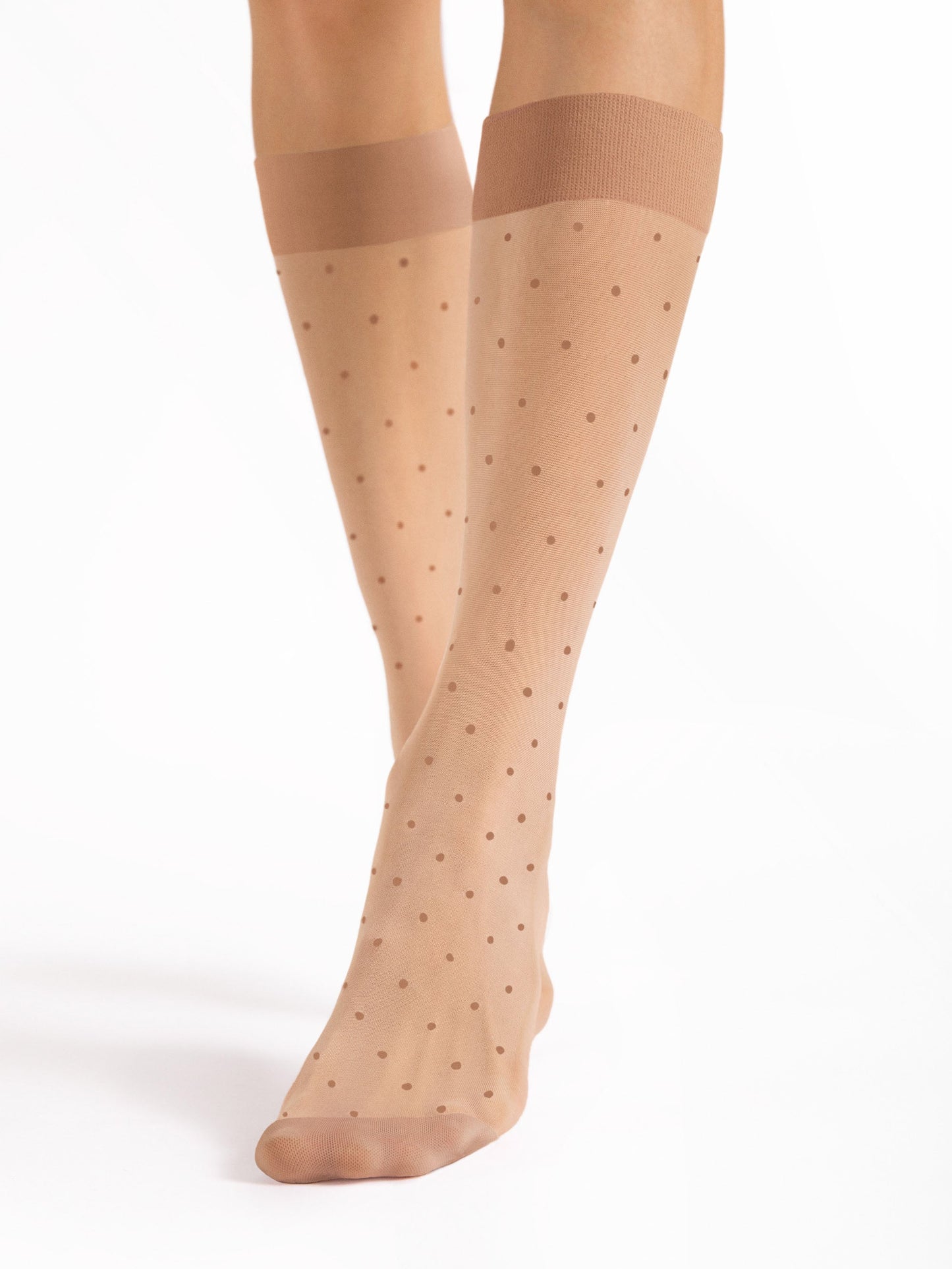 Fiore najlonske nogavice Dots Massage, 20 den