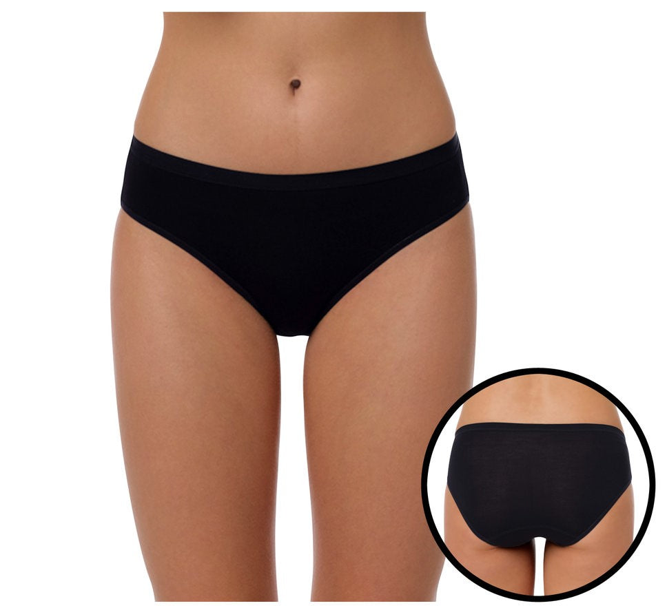 Dámské bambusové bikinové slip kalhotky 5094, 3/1 bílé