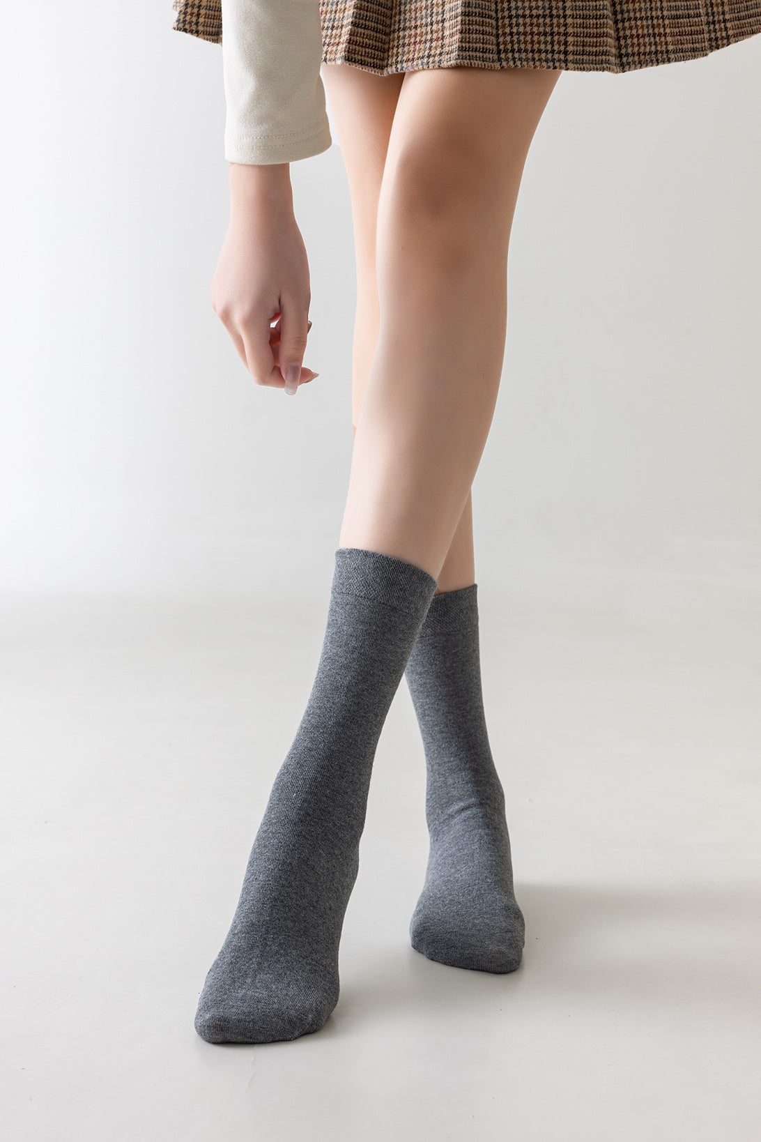 5 párů dámských antibakteriálních bezešvých ponožek, mix 5835