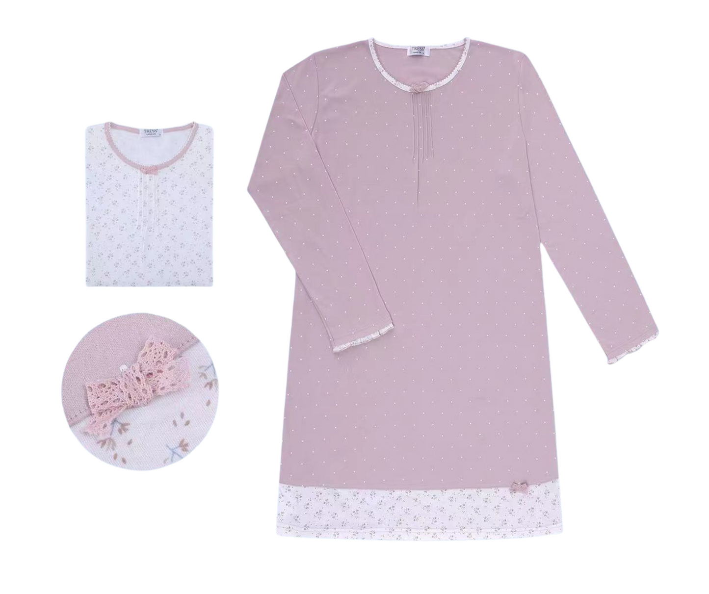 Dámská noční košile Tress, BÍLÁ CA220875