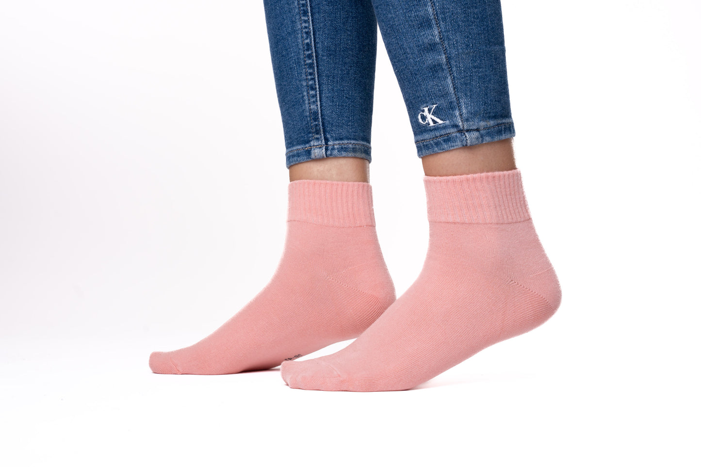 6 párů dámských polovysokých ponožek se sportovní gumou, 5784