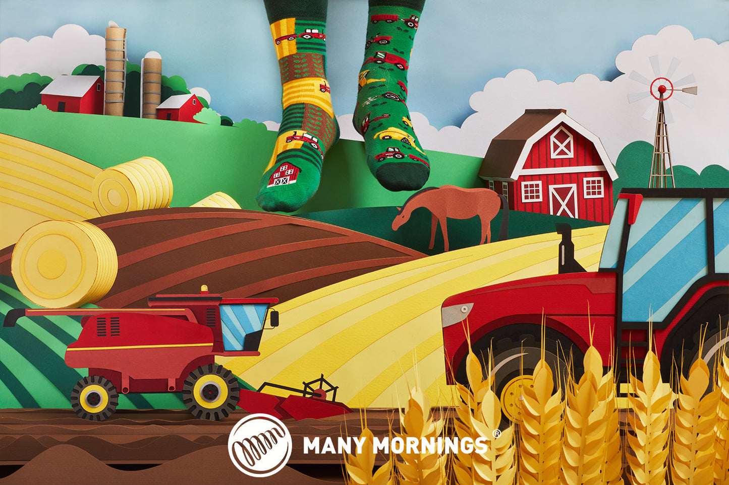 Happy Harvest nogavice, Many mornings