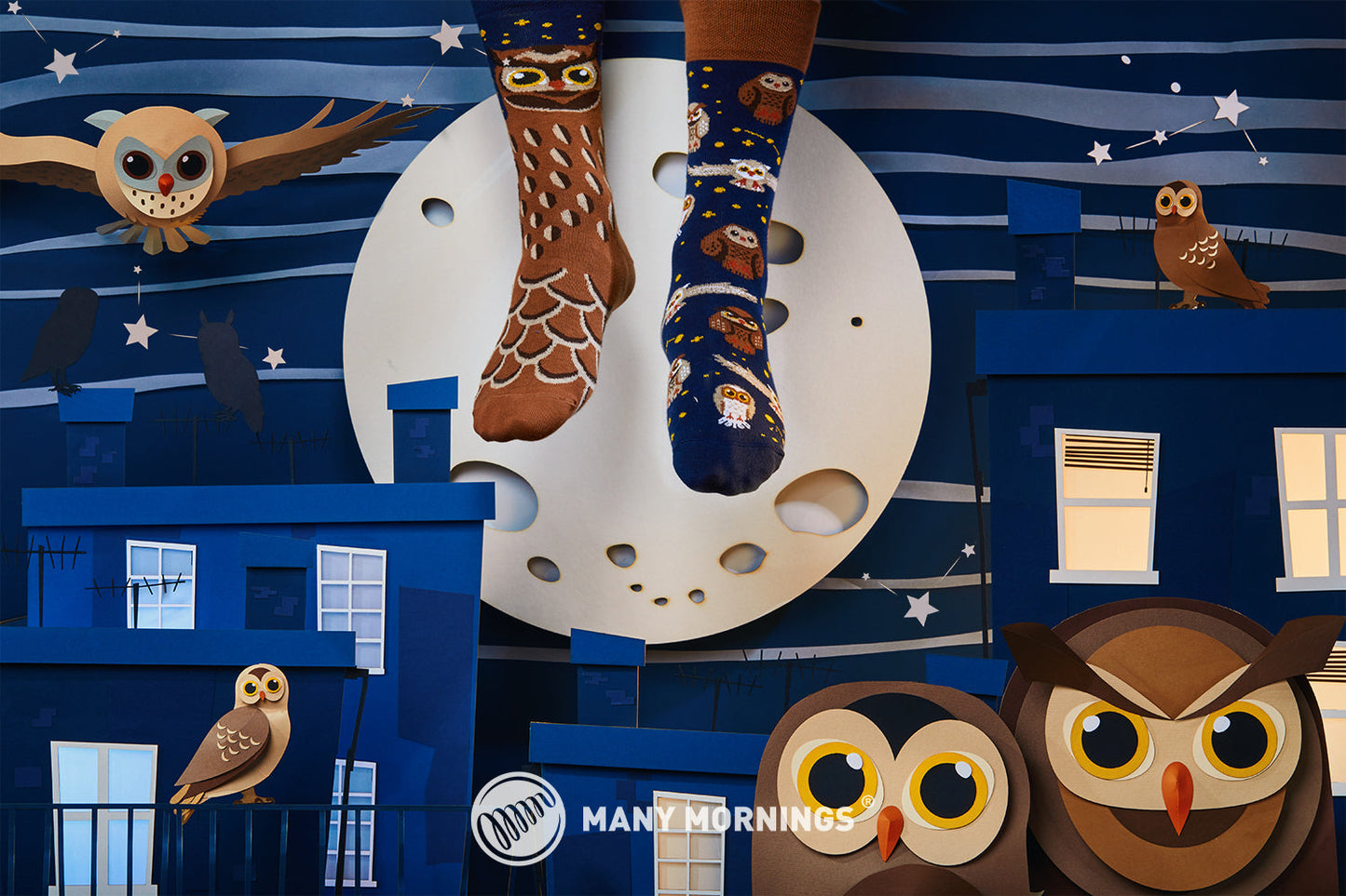 Owly Moly nogavice, Many Mornings