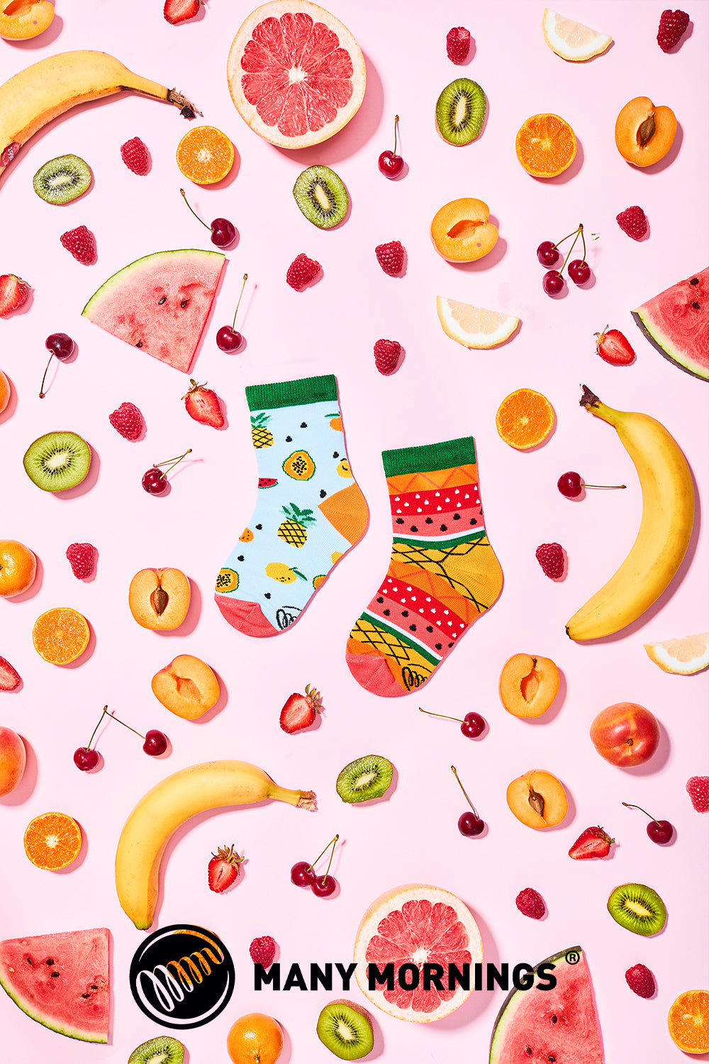 Tutti frutti otroške nogavice, Many mornings