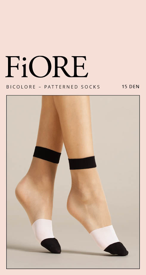 Fiore nylonové punčochy Bicolore, 15 den