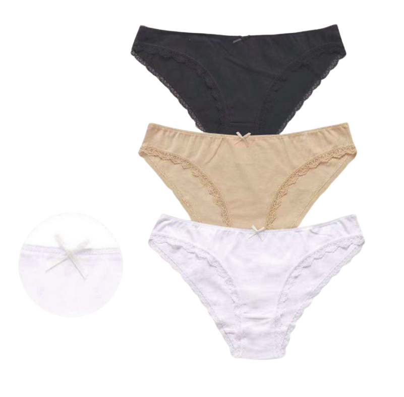 Dámské bavlněné bikiny kalhotky 3/1, Tress 2869Y