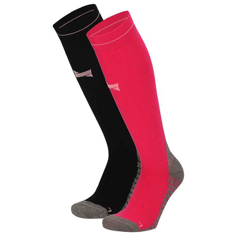 Xtreme kompresní běžecké ponožky, 2 páry, růžové/černé
