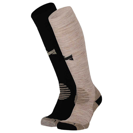 Xtreme outdoor kompresní ponožky – 2 páry, béžové/černé
