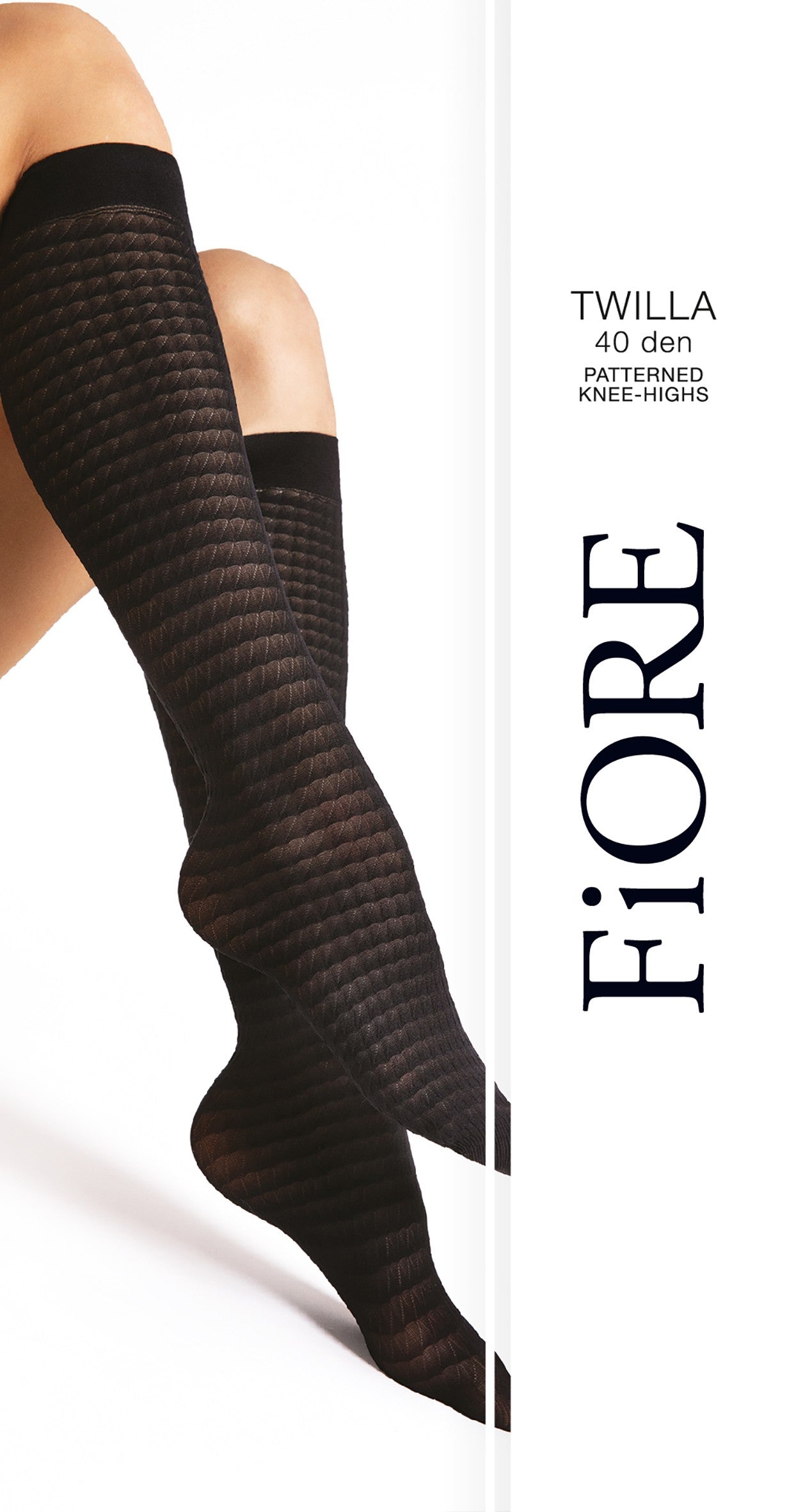 Fiore nylonové punčochy Twilla, 40 DEN černá
