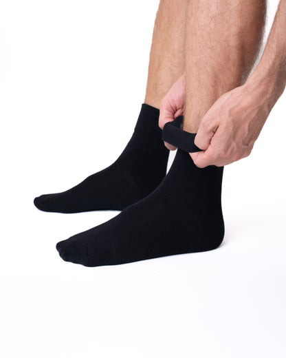 6 párů pánských ponožek bez gumičky, 6280 jednobarevné