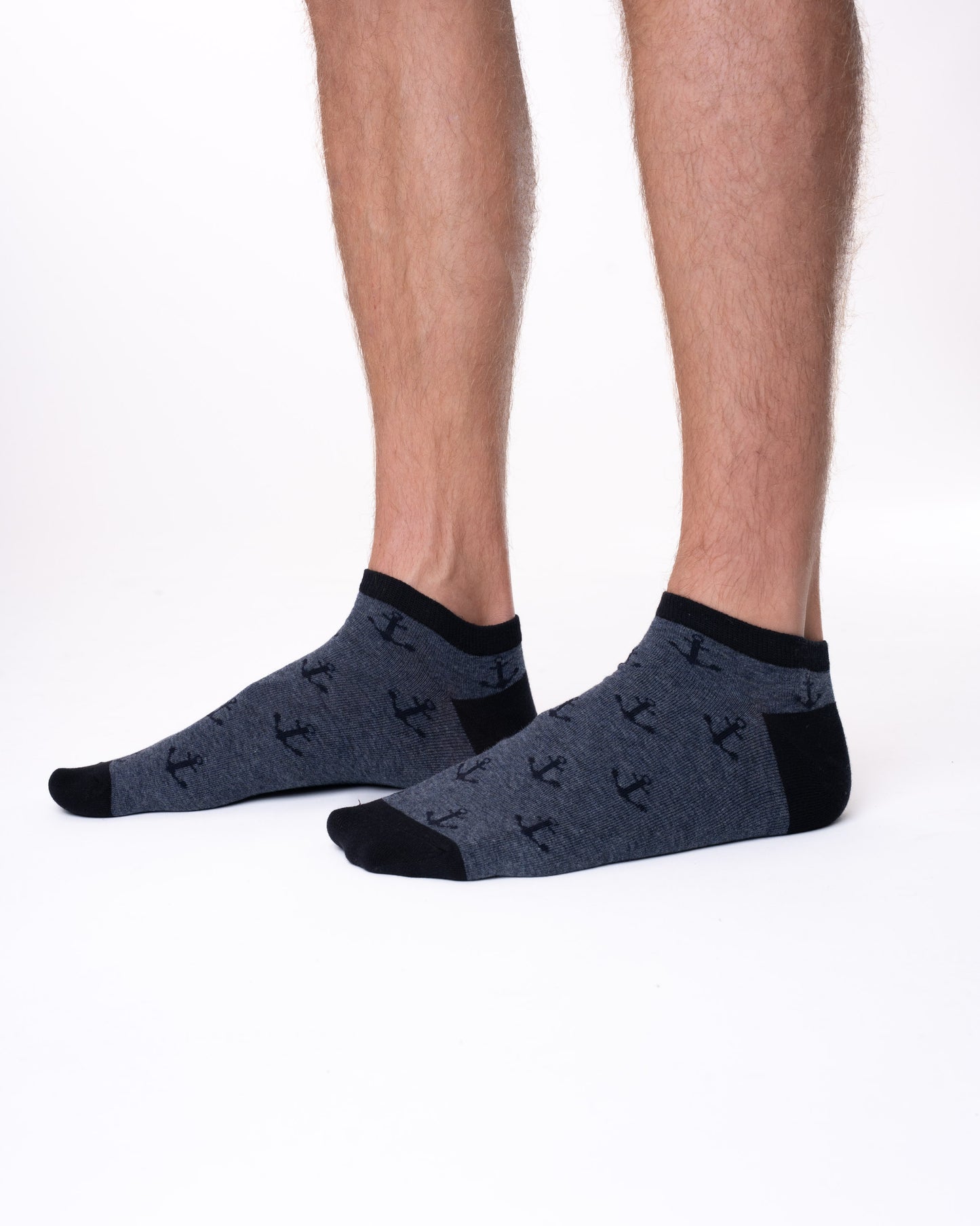 6 párů pánských nízkých ponožek, námořní 6575