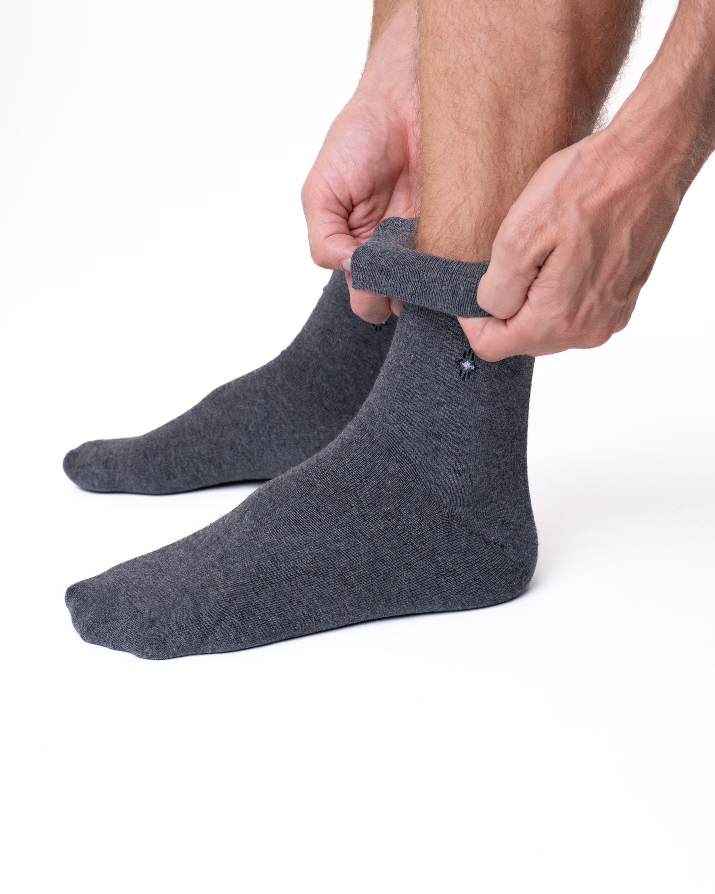 6 párů pánských ponožek bez gumy, mini vzor 6446