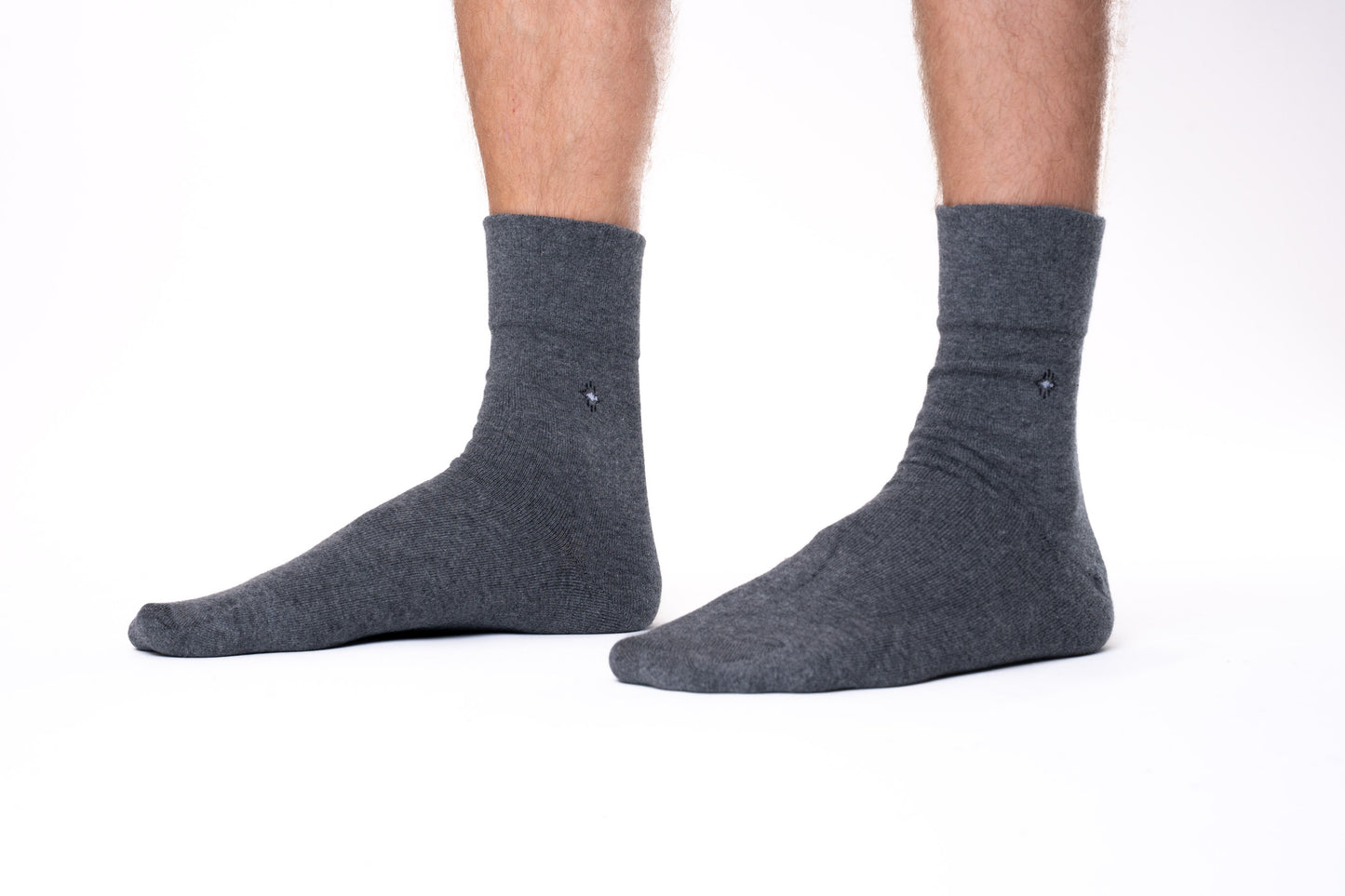 6 párů pánských ponožek bez gumy, mini vzor 6446