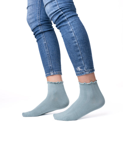 6 párů dámských antibakteriálních ponožek bez gumy a bez švů, mix s odvětráváním 5859