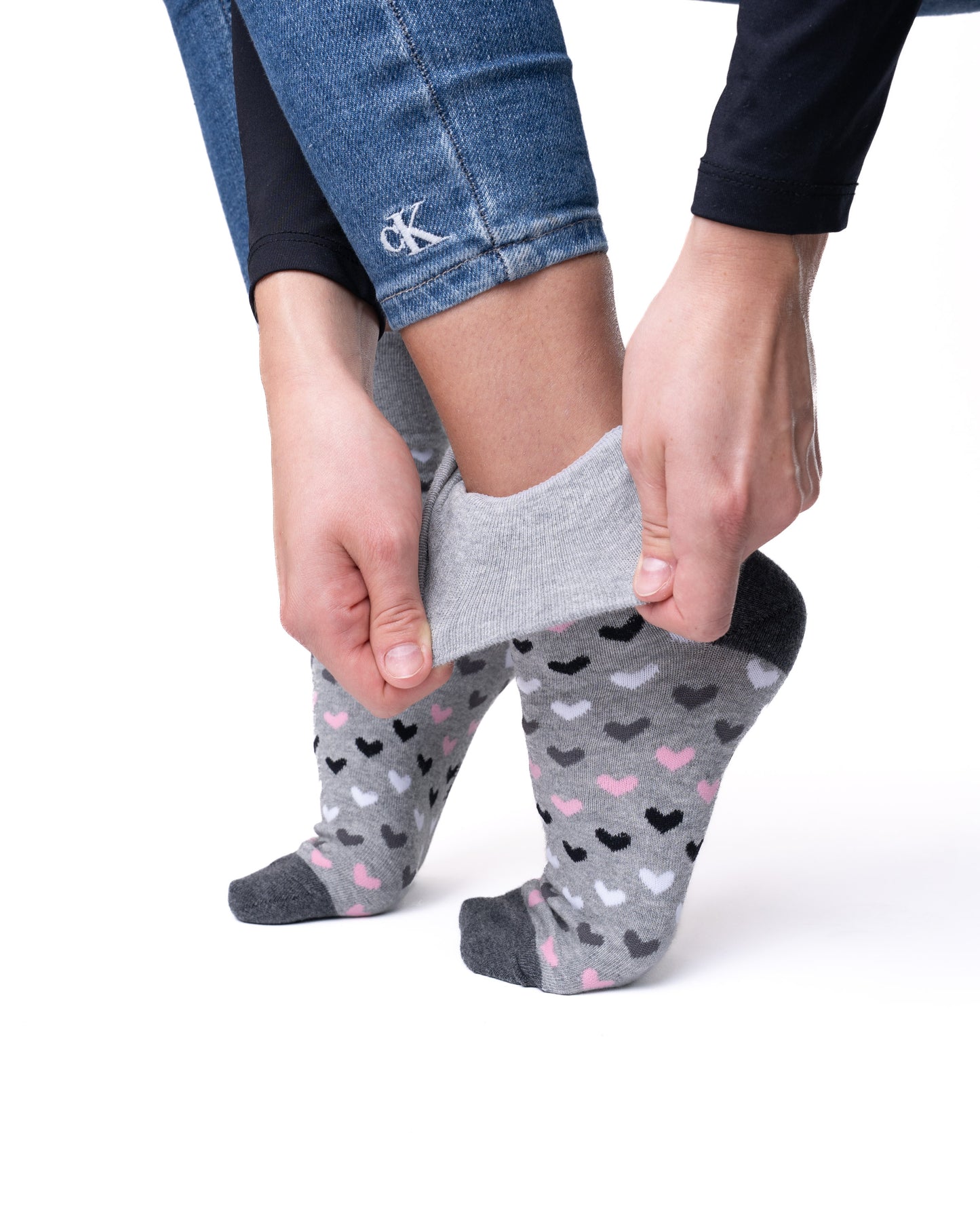 6 párů dámských ponožek bez gumiček 5580.3, tm