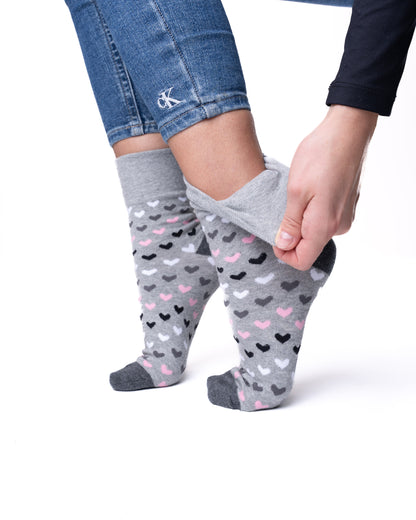 6 párů dámských ponožek bez gumiček 5580.3, tm