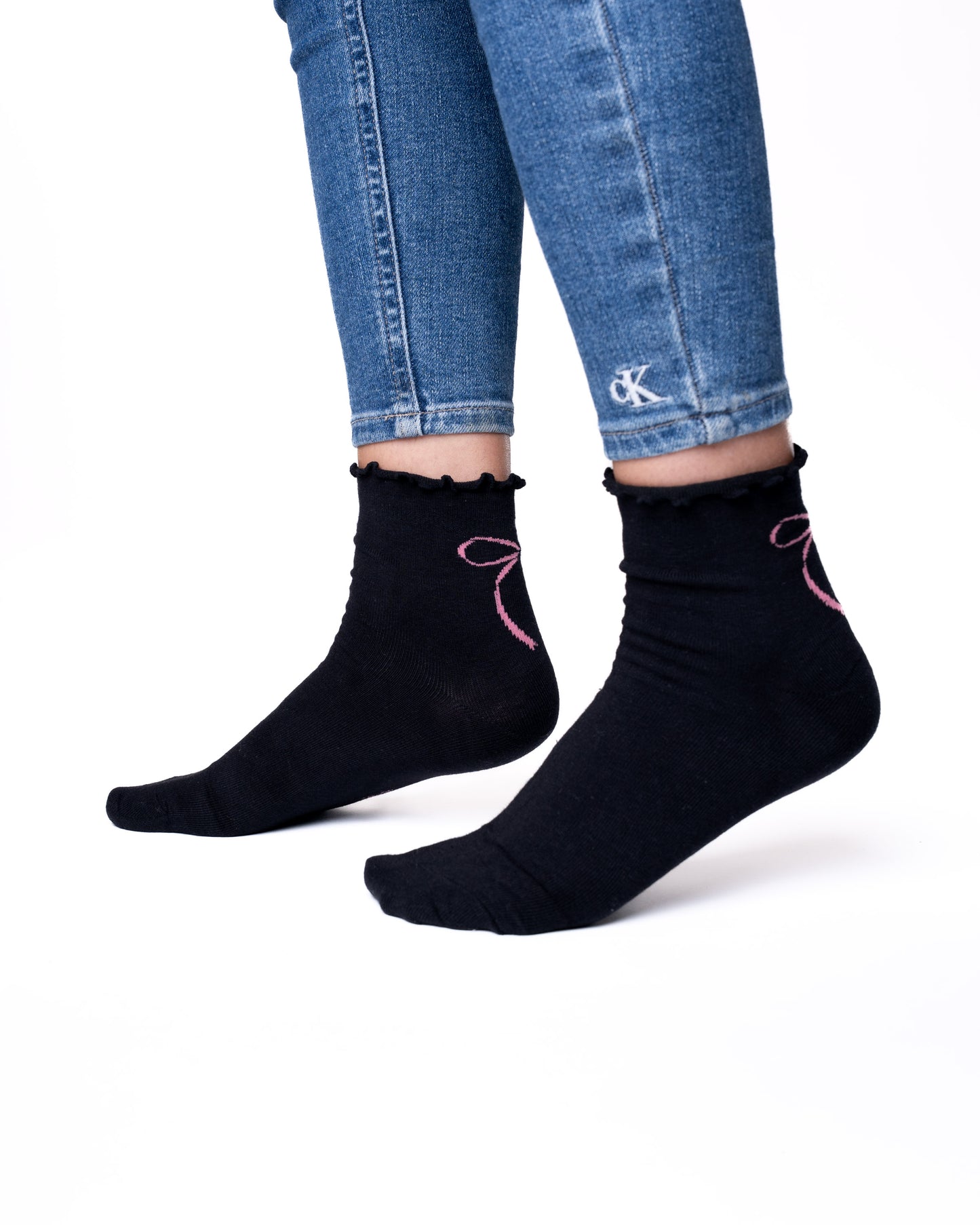 6 párů dámských ponožek bez gumy, středně vysoké 5826 mini smíšené vzory