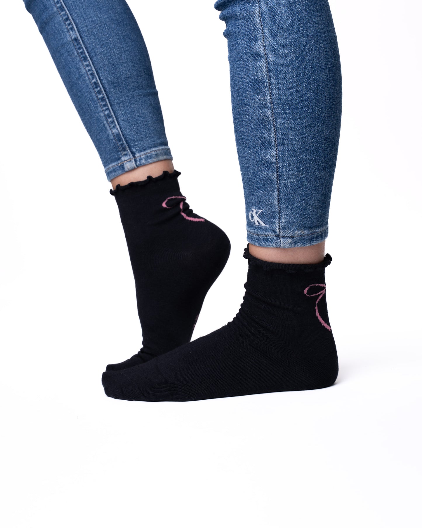 6 párů dámských ponožek bez gumy, středně vysoké 5826 mini smíšené vzory