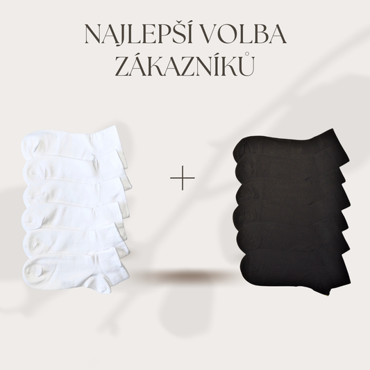 ⭐ Nejoblíbenější balíček ponožek bez gumičky pro muže