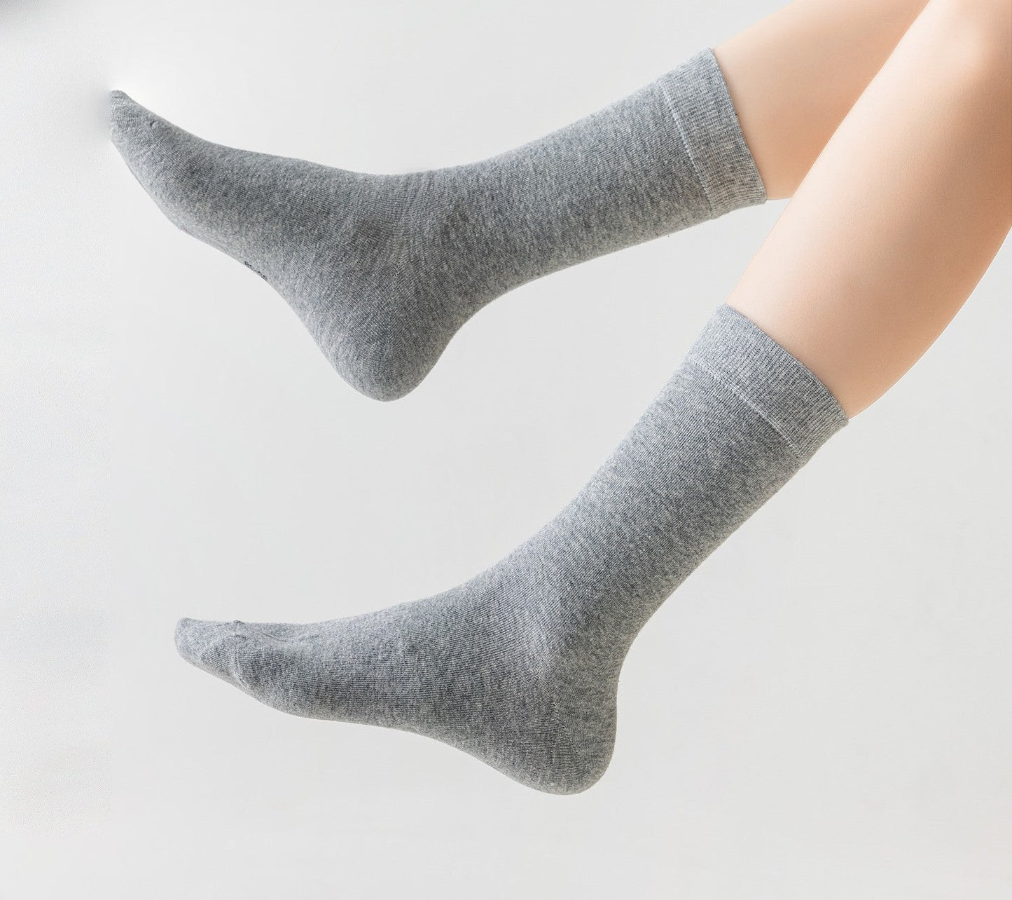 5 párů dámských antibakteriálních ponožek, jednobarevná 5778 - TENKÉ