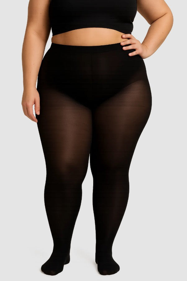Calzelady PLUS SIZE hlačne nogavice za večje številke, 20 den