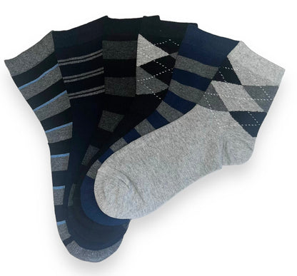 6 parov moških polvisokih nogavic, 6390