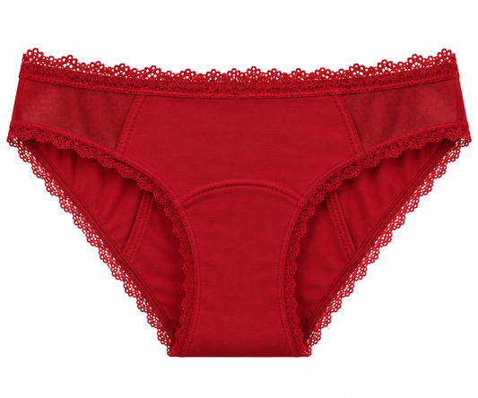Ivy – menstruační kalhotky, červené